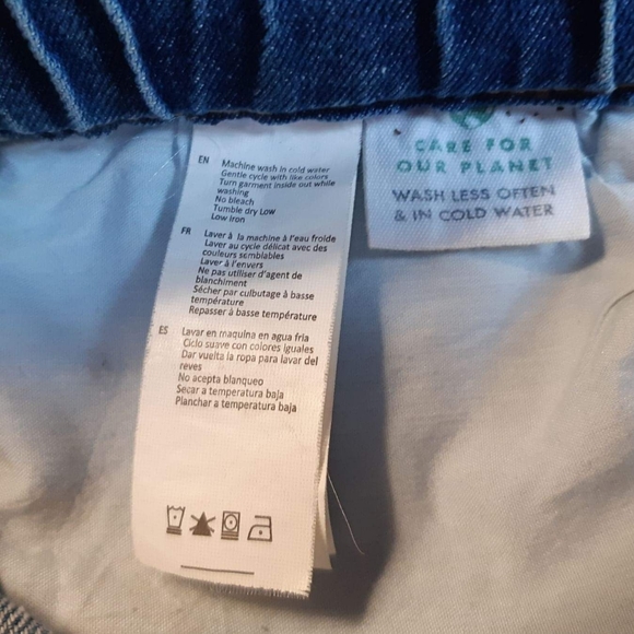 SWS Denim Co. Paper Bag Waist Cargo Jeans Size L - Picture 4 of 12